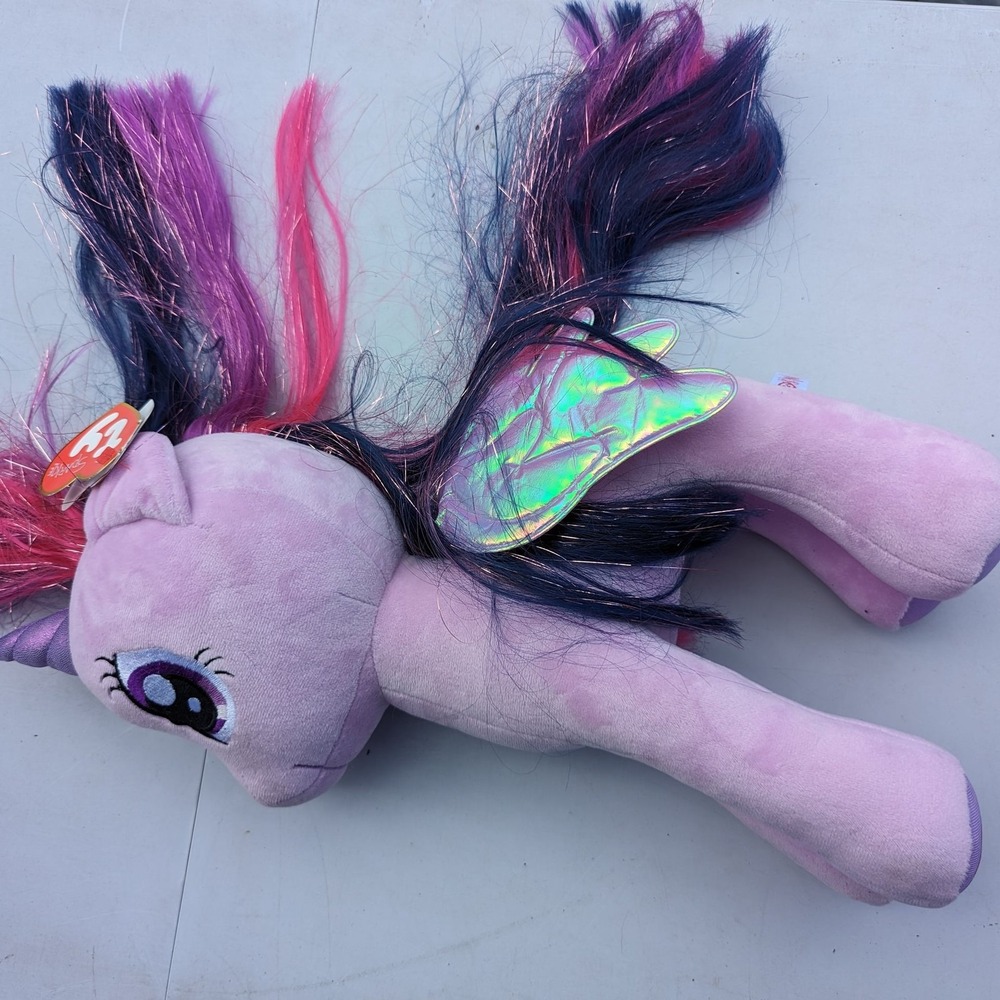 TY Beanie Babies My Little‎ Pony Princess Twilight Sparkle Plush Unicorn